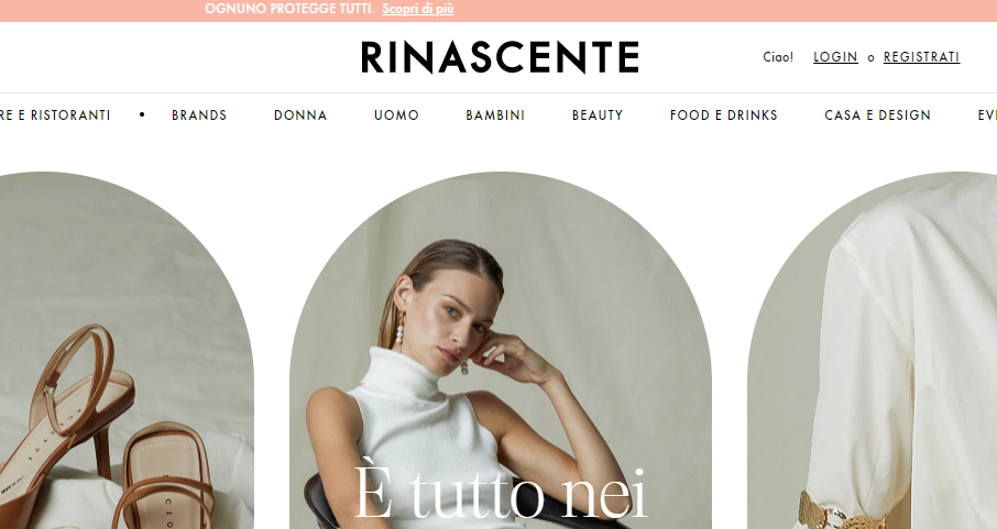 E-commerce: Italian department store Rinascente launches first online store