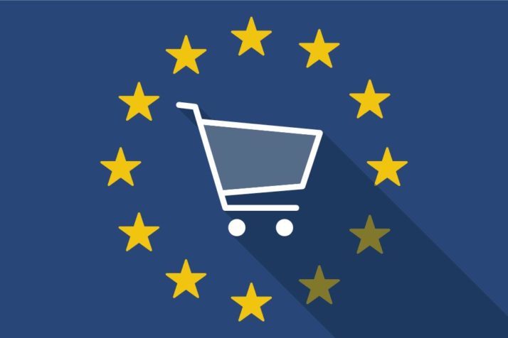 an-image-of-the-eu-flag-with-a-shopping-cart-this-article-is-foscussed-on-the-oss-and-what-it-means-for-amazon-sellers-and-even-gives-information-on-how-to-register